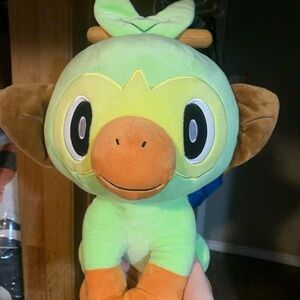 Green and Brown Plush Pokemon build a bear Grookey